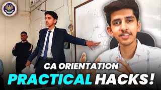 5 Most Practical Hacks to outperform in CA Orientation Course 🔥  ITT amp OC Training  Shubham Gupta [upl. by Nylodnewg]