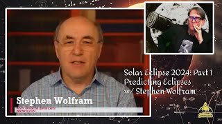 Solar Eclipse 2024 Predicting Eclipses with Stephen Wolfram [upl. by Erle]