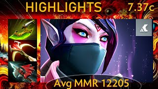 ✨ 737c Templar Assassin KAD  20 KP  76 Carry Highlights  Dota 2 Top MMR [upl. by Nediarb74]