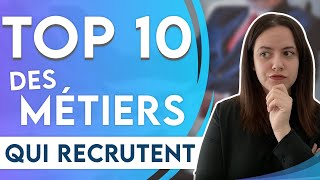 TOP 10 DES MÉTIERS QUI RECRUTENT EN 2020 [upl. by Taddeusz146]