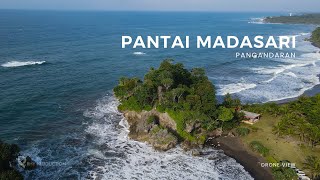 Pantai Madasari Pangandaran  Jawa Barat Saat Gelombang Tinggi Pantai Selatan [upl. by Season]