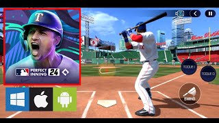 MLB PERFECT INNING 24 GAMEPLAY Mejor juego ONLINE para CELULARES [upl. by Einnim789]