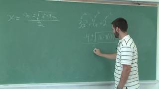 Basic Math Skills  Solving Quadratic Equations [upl. by Nalyad]