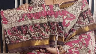 kalamkari Traditional Saree  kalamkari kota  crepe Digital Sarees  23rd Oct 24 9121006787 [upl. by Shinberg]