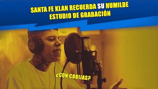 Santa Fe Klan recuerda su HUMILDE estudio de grabación🥹 ¿con cobijas💔 [upl. by Elbertina15]