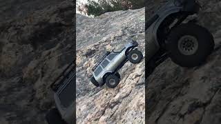 If it rolls its going to ROLL 😬 shorts rc fms fcx18 lc80 toyota landcruiser scalecrawler [upl. by Eves862]