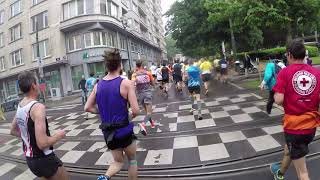 20km de Bruxelles 2019 résumé de ma course en Gopro [upl. by Ynaffad]