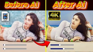 How to CONVERT LOW QUALITY VIDEO to 1280p Full HD or 4K  One Click With AI Power [upl. by Nidorf657]