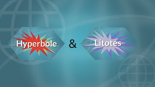 Hyperbole and litotes  Hyperbole and litotes explained with examples Hyperbole Litotes [upl. by Ellessig]