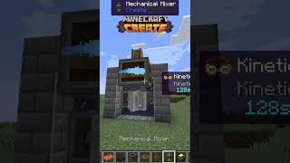 How to Set Up a Mechanical Mixer in the Minecraft Create Mod [upl. by Ashia494]