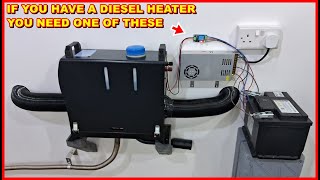 DIESEL HEATER Emergency Power Cut Switcher 12v mains supply to battery backup in under 1 second auto [upl. by Asillam400]