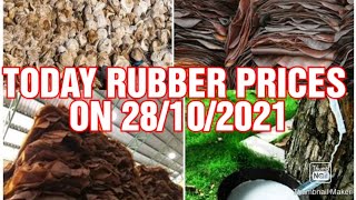 DAILY RUBBER PRICESDOMESTIC MARKET PRICESIN KOTTAYAM ON 28102021 [upl. by Salena]