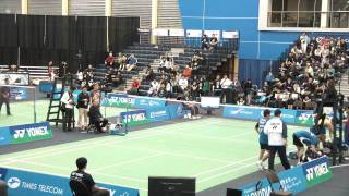 2011 Canada Open GP  MD QF  KoLee KOR vs LeeFang TPE  G2 [upl. by Aletha]