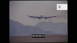 1960s Hong Kong Kai Tak Airport Pan Am 707 [upl. by Savell316]