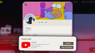 Connect YOUTUBE To DISCORD STATUS [upl. by Aisila261]