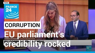 Qatar EU parliaments credibility rocked by bribe claims • FRANCE 24 English [upl. by Elamrej]