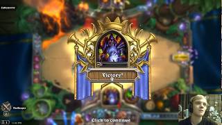 Heartstone Bloodreaver Lord Keleseth Warlock deck  Building for rank matches [upl. by Akire]