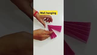 How to make wall hanging A4 sizeArtampHandicraft galleryPaperdiycrafthomedecor ideasshortsviral [upl. by Trisa]