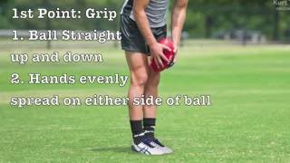 How to Correctly Kick an AFL Ball [upl. by Lati]