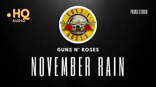 GUNS N ROSES  NOVEMBER RAIN KARAOKE VERSION HIGH QUALITY [upl. by Holms]