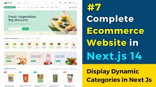 7 Build a Full Stack ECommerce Website with Nextjs 14 Strapi CMS  Dynamic Categories 🔥 [upl. by Durer123]