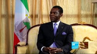 Teodoro Obiang Nguema Mbasogo président de la République de Guinée Équatoriale 10042012 [upl. by Cressy]