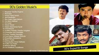 Tamil 90s SuperHit Melodies  Tamil 90s Songs  Vijay  Ajith  Surya  Prasanth [upl. by Drusie50]