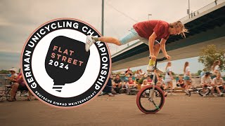 Deutsche Meisterschaft Flatland amp Street Einradfahren  GUC  German Unicycling Championship 2024 [upl. by Lia442]