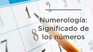 NUMEROLOGÍA SIGNIFICADO DE LOS NÚMEROS DEL 1 AL 9 [upl. by Oliana]