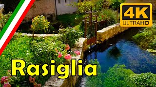 Il borgo di Rasiglia  La piccola Venezia dellUmbria Video 4k con sottotitoli [upl. by Sualokin]