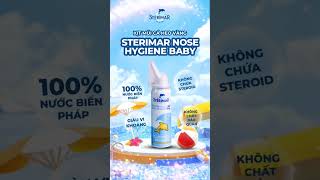 STERIMAR NOSE HYGIENE BABY  VỆ SINH MŨI HẰNG NGÀY CHO BÉ [upl. by Rhoda]