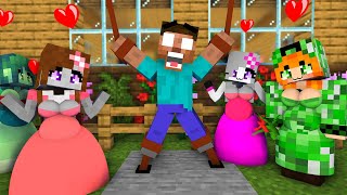 Monster School  Love Curse Brewing  Minecraft Animation [upl. by Algy]