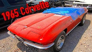 Copart Walk Around Day 1965 Corvette  Carnage 72418 [upl. by Schwartz8]