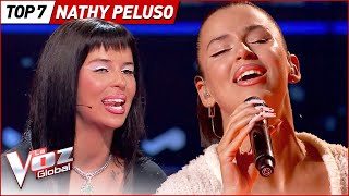 Covers FASCINANTES de NATHY PELUSO en La Voz [upl. by Scot]