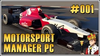 Lets Play Motorsport Manager PC 001  Ich werde Rennstallprofi GameplayDeutschGerman [upl. by Cazzie726]