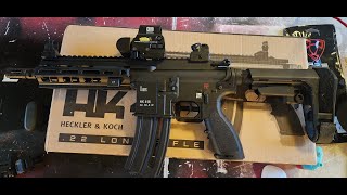 HK 416 22lr by Umarex Unboxing and Overview [upl. by Westphal64]