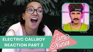 Pop Singer Reacts to Electric Callboy pt 2  Everytime We Touch Pump It amp Spaceman REACTION [upl. by Koziel]