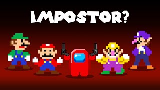 Among Us With Super Mario Bros Character Who Is The Impostor  ADN MARIO GAME [upl. by Becker]