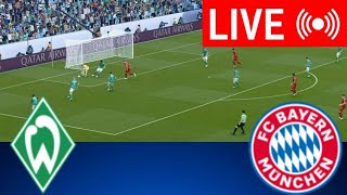 🔴LiveStreaming BundesligaSpiel Bremen gegen Bayern München 2024 jetzt live [upl. by Osnofla]