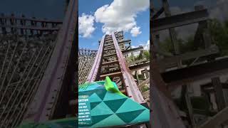 Iron Gwazi  Busch Gardens  Front Row Full Ride POV 2024 [upl. by Yar]