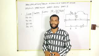 Waec 2024 Physics Practical on Electricity Manipulations Part 2 [upl. by Pang384]