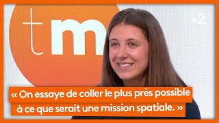 L’interview d’actualité  Marie Delaroche raconte son séjour dans une réplique de base spatiale [upl. by Stovall65]