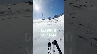 Skifahren an der Marmolada 😍🎿☃️ Warst du schon mal in Arabba in Dolomiti Superski🤩 [upl. by Einahc512]