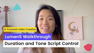 Lumen5 Walkthrough Duration and Tone Script Control [upl. by Alpert547]