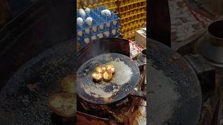 Boiled egg fry 😁 shorts youtubeshorts streetfood [upl. by Alemat647]