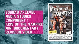 Kiss of the Vampire Poster Mini Revision Documentary Eduqas ALevel Media Studies [upl. by Stiruc]