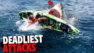 Deadliest Shark Attacks of 2023 MARATHON [upl. by Oirevas]