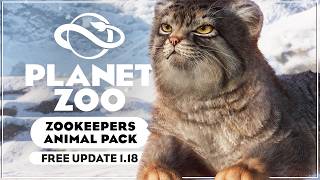 Planet Zoo Zookeepers Animal Pack amp Free Update 118 Overview ALL ANIMALS amp PIECES [upl. by Moon]