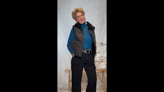 Reversible bodywarmer zwart en Straight leg jeans cargo zwart en Basic col petrol [upl. by Witt]