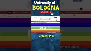 University of Bologna Admission Requirements Scholarships And Program Fee 2024 freestudy [upl. by Areht]